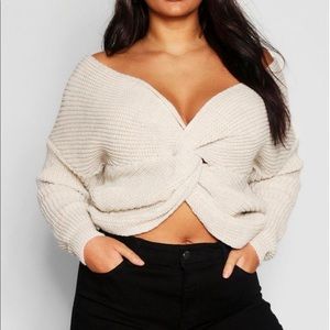 2/$25 Knot Front Sweater